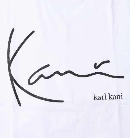 大きいサイズ メンズ KARL KANI 天竺 半袖 Tシャツ ホワイト 1278-3265-1 3L 4L 5L 6L 8L