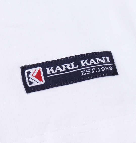 大きいサイズ メンズ KARL KANI 天竺 半袖 Tシャツ ホワイト 1278-3266-1 3L 4L 5L 6L 8L