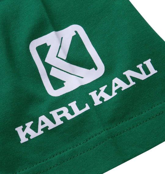 大きいサイズ メンズ KARL KANI 天竺切替 半袖 Tシャツ グリーン 1278-3267-1 3L 4L 5L 6L 8L