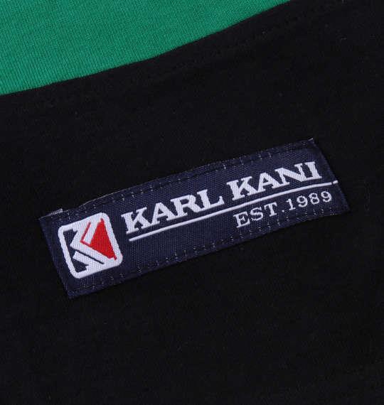 大きいサイズ メンズ KARL KANI 天竺切替 半袖 Tシャツ グリーン 1278-3267-1 3L 4L 5L 6L 8L