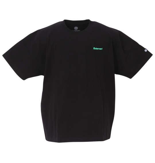 大きいサイズ メンズ ELEMENT JOINT 半袖 Tシャツ ブラック 1278-3551-2 3L 4L 5L 6L