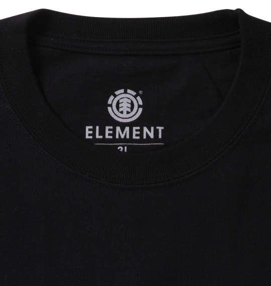 大きいサイズ メンズ ELEMENT JOINT 半袖 Tシャツ ブラック 1278-3551-2 3L 4L 5L 6L
