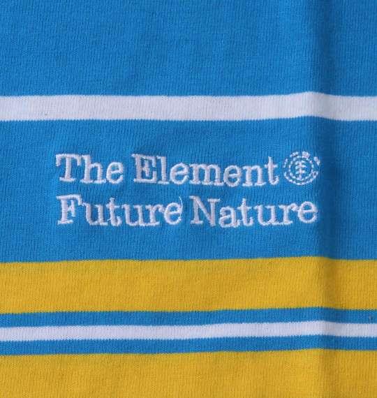 大きいサイズ メンズ ELEMENT BIG BORDER 半袖 Tシャツ ブルー 1278-3552-1 3L 4L 5L 6L