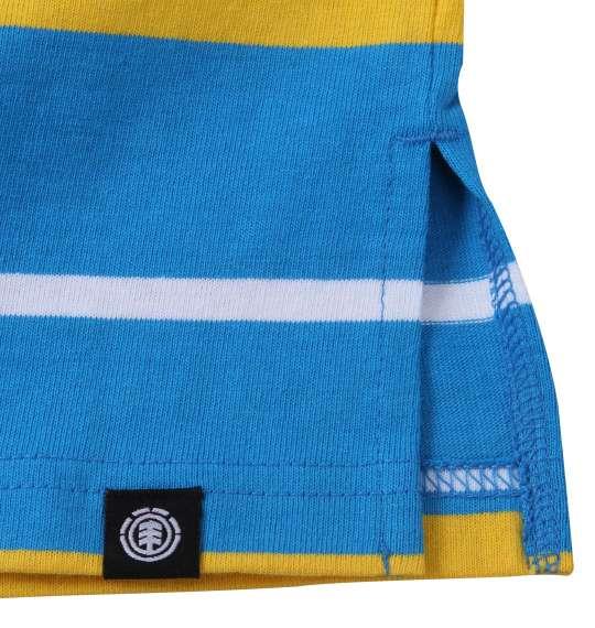 大きいサイズ メンズ ELEMENT BIG BORDER 半袖 Tシャツ ブルー 1278-3552-1 3L 4L 5L 6L