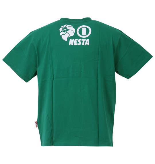 大きいサイズ メンズ NESTA BRAND 天竺 半袖 Tシャツ グリーン 1278-3566-1 3L 4L 5L 6L 8L