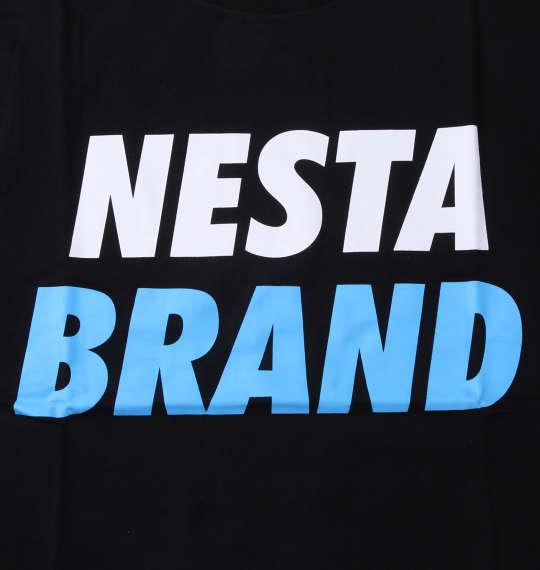 大きいサイズ メンズ NESTA BRAND 天竺 半袖 Tシャツ ブラック 1278-3566-2 3L 4L 5L 6L 8L