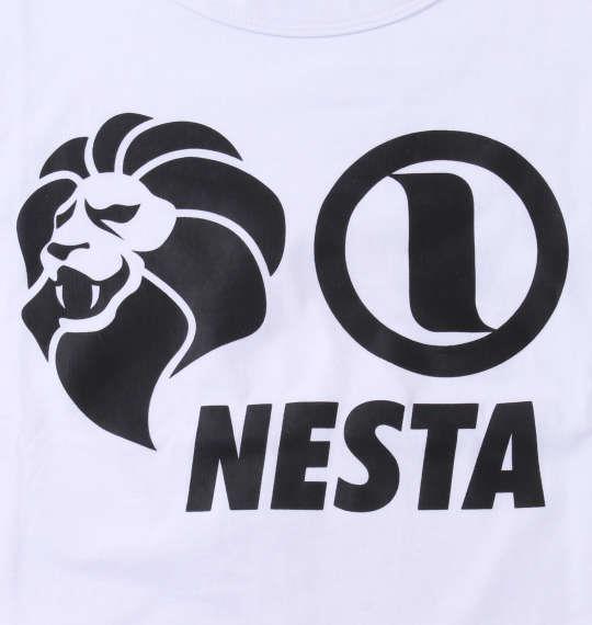 大きいサイズ メンズ NESTA BRAND 天竺 タンクトップ ホワイト 1278-3568-1 3L 4L 5L 6L 8L