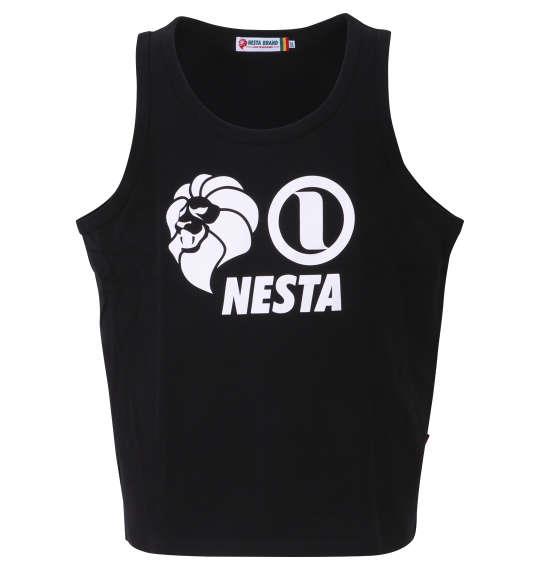 大きいサイズ メンズ NESTA BRAND 天竺 タンクトップ ブラック 1278-3568-2 3L 4L 5L 6L 8L