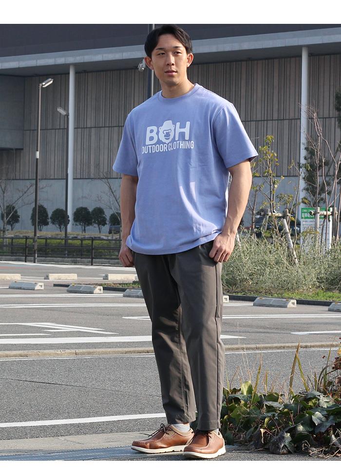 大きいサイズ メンズ BH ビィエイチ ロゴプリント 半袖 Tシャツ 春夏新作 bh-t230216