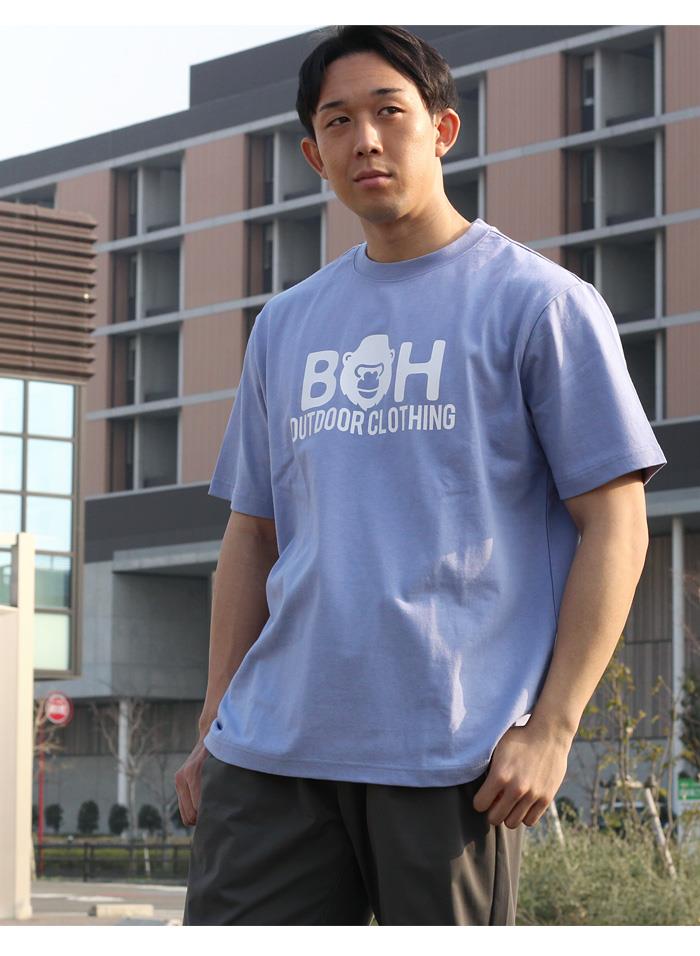 【SBG0511】大きいサイズ メンズ BH ビィエイチ ロゴプリント 半袖 Tシャツ bh-t230216