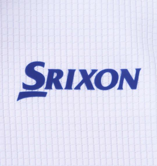 大きいサイズ メンズ SRIXON 香妻プロ共同開発 スリーブ配色ワッフルメッシュ 半袖 シャツ ホワイト 1278-3242-1 3L 4L 5L 6L