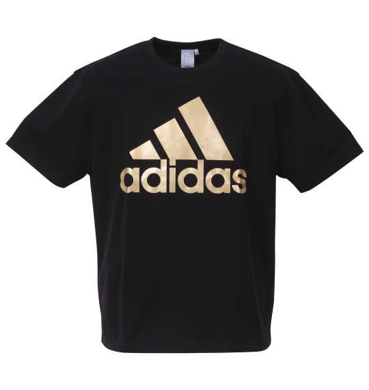 大きいサイズ メンズ adidas BOS 半袖 Tシャツ ブラック 1278-3291-2 3XO 4XO 5XO 6XO 7XO 8XO