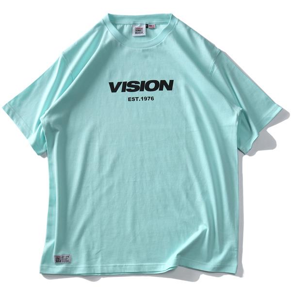 大きいサイズ メンズ VISION STREET WEAR エッセンシャルロゴ 半袖 Tシャツ 3505700