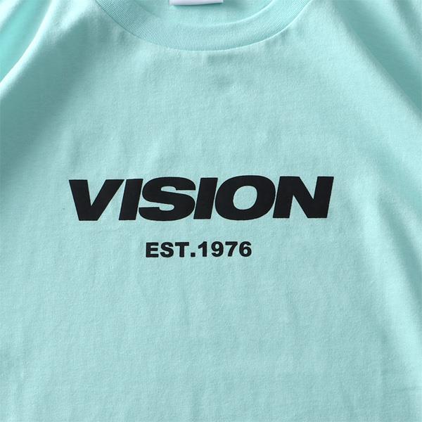 大きいサイズ メンズ VISION STREET WEAR エッセンシャルロゴ 半袖 Tシャツ 3505700