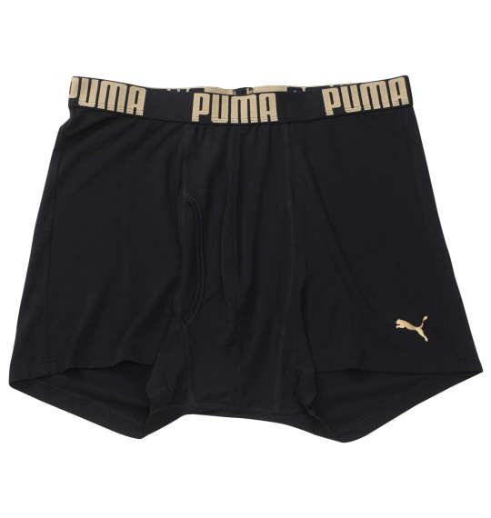 大きいサイズ メンズ PUMA 2P レーヨンRENUポリ ベア天竺 ボクサーパンツ ネイビー × ブラック 1249-3272-1 3L 4L 5L 6L 7L 8L