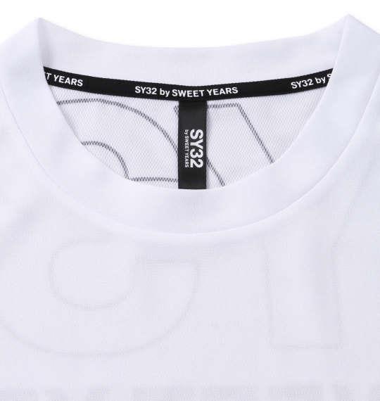 大きいサイズ メンズ SY32 by SWEET YEARS エクスチェンジエンボスカモ 半袖 Tシャツ ホワイト 1278-3501-1 3L 4L 5L 6L