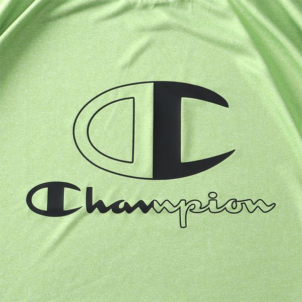 【UV24】大きいサイズ メンズ Champion チャンピオン プリント ドライ 半袖 Tシャツ 速乾 防臭 UVカット c3-xs307l