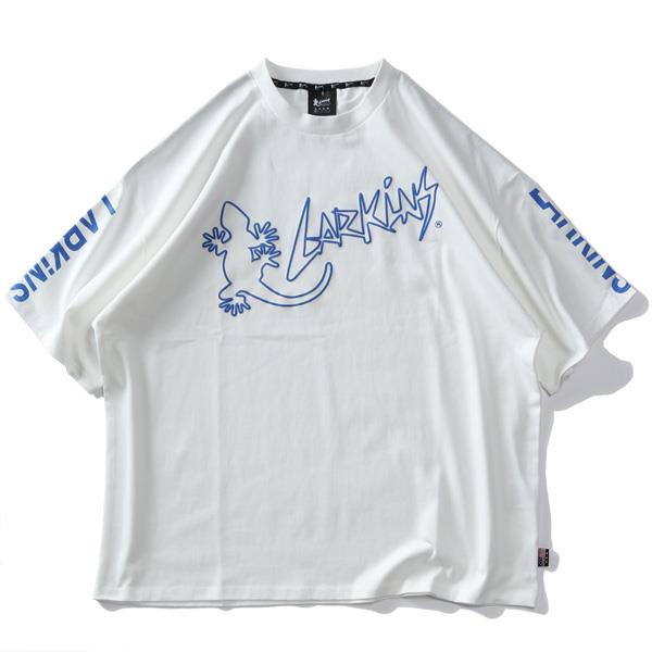 大きいサイズ メンズ LARKiNS ラーキンス 発砲プリント 半袖 Tシャツ lc036-224