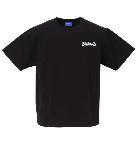 大きいサイズ メンズ SEQUENZ SQNZタグズ 半袖 Tシャツ ブラック 1258-3284-2 3L 4L 5L 6L