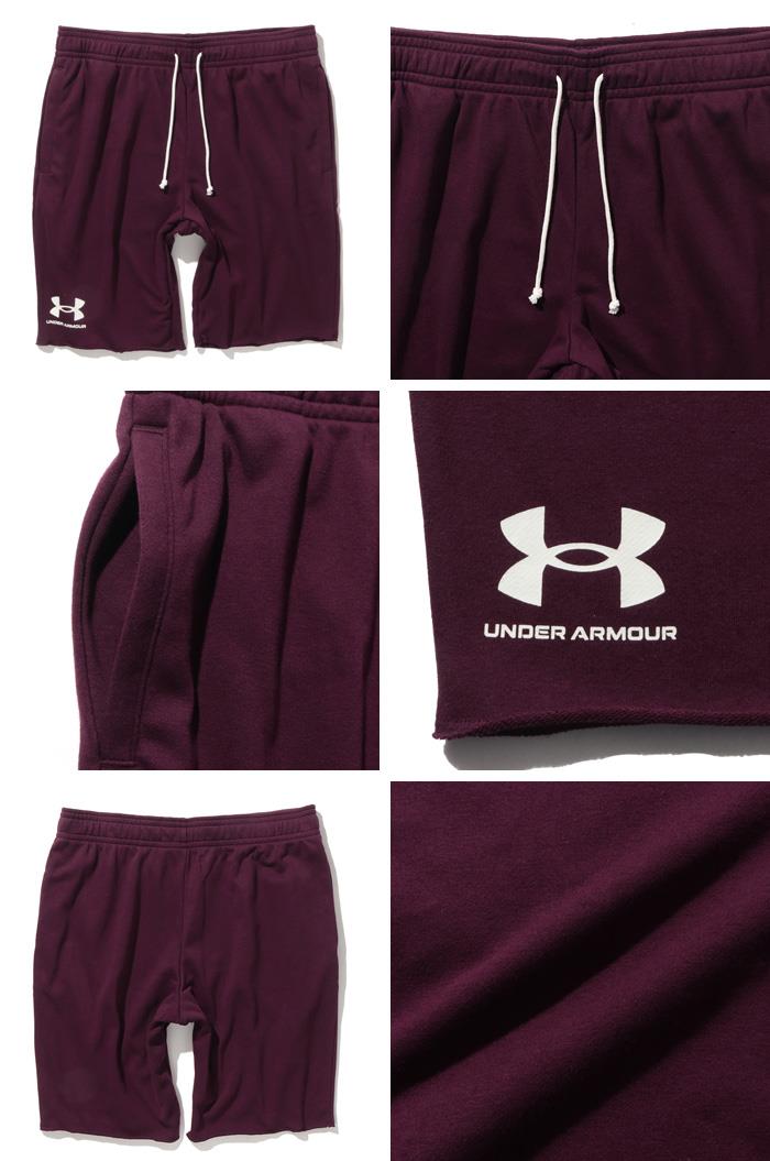 【bb1020】大きいサイズ メンズ UNDER ARMOUR アンダーアーマー スウェット ショートパンツ ハーフパンツ ショーツ RIVAL TERRY SHORT USA直輸入 1361631-572