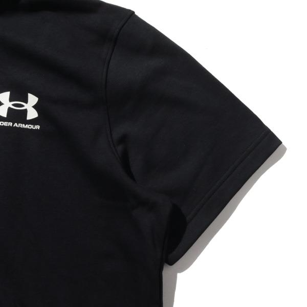 大きいサイズ メンズ UNDER ARMOUR アンダーアーマー 半袖 プルオーバー パーカー RIVAL TERRY LC SS HD USA直輸入 1370396-001