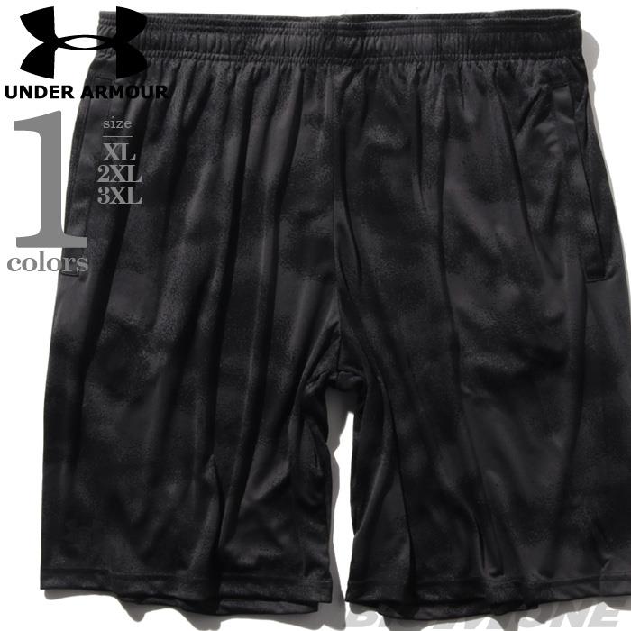 【bb1020】大きいサイズ メンズ UNDER ARMOUR アンダーアーマー 総柄 ショートパンツ ハーフパンツ ショーツ LOOSE TECH PRINTED SHORT USA直輸入 1376945-002