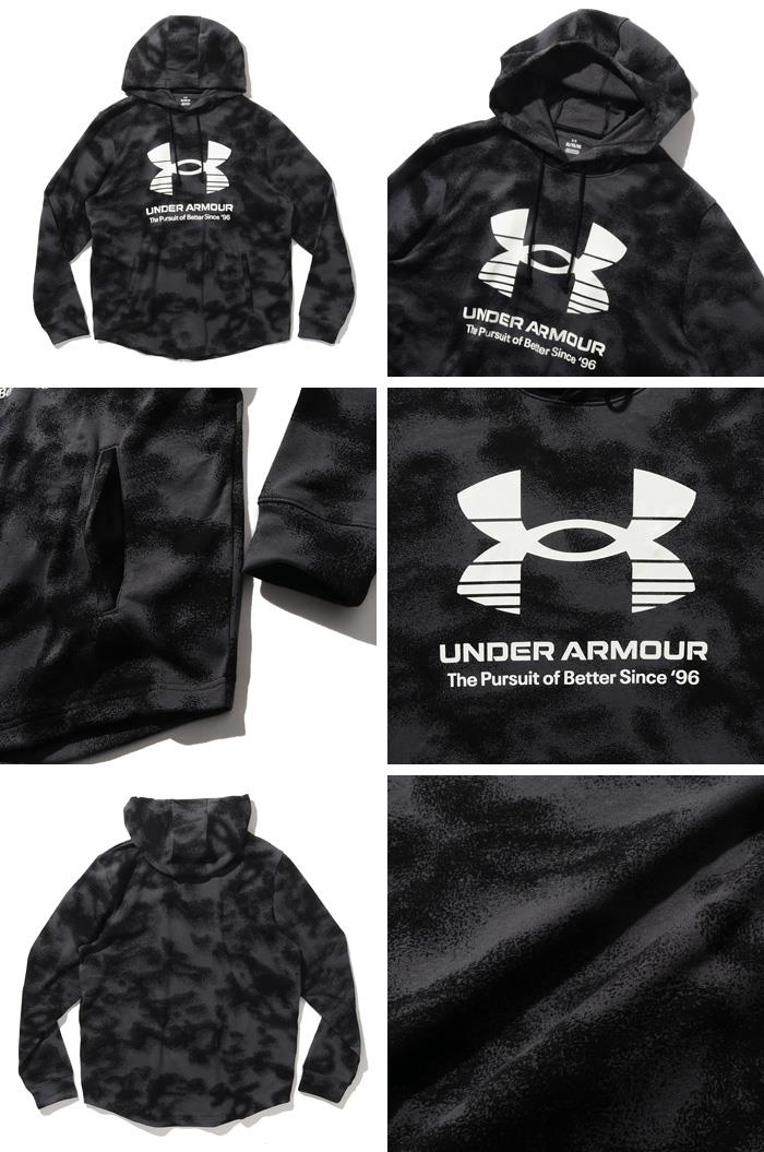 【bb1020】大きいサイズ メンズ UNDER ARMOUR アンダーアーマー プルオーバー パーカー RIVAL TERRY NOVELTY HD USA直輸入 1377185-001