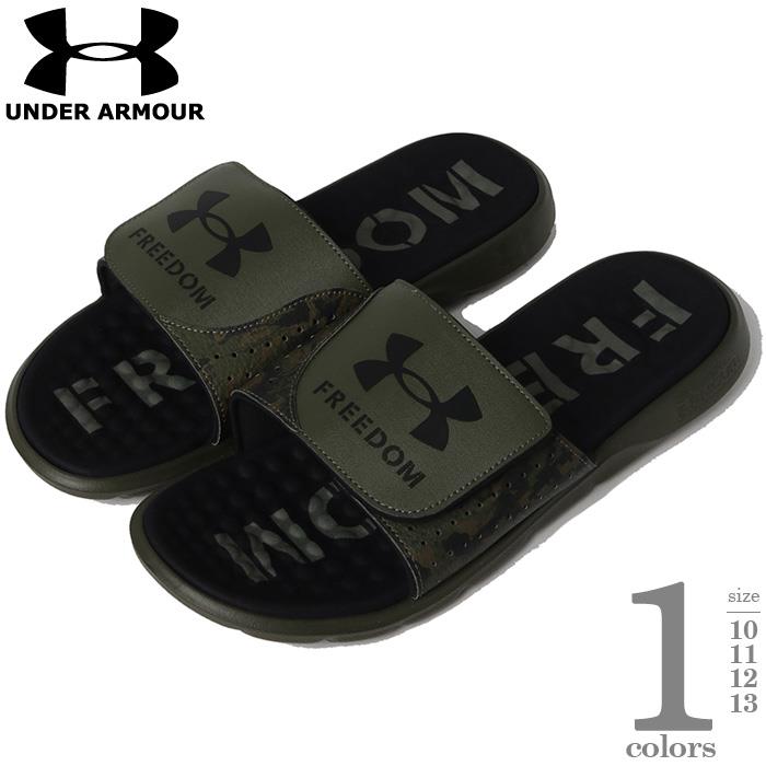 大きいサイズ メンズ UNDER ARMOUR アンダーアーマー サンダル IGNITE PRO FREEDOM SLIDES USA直輸入 3026152-300