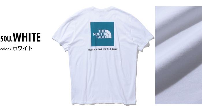 大きいサイズ メンズ THE NORTH FACE ノースフェイス 半袖 プリント Tシャツ SS BOX NSE TEE USA直輸入 nf0a4763-50u