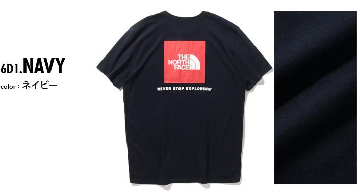 大きいサイズ メンズ THE NORTH FACE ノースフェイス 半袖 プリント Tシャツ SS BOX NSE TEE USA直輸入 nf0a4763-6d1