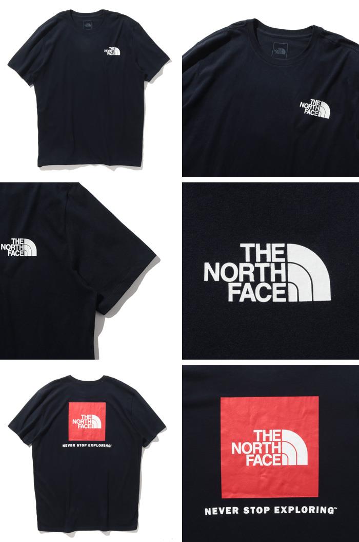 大きいサイズ メンズ THE NORTH FACE ノースフェイス 半袖 プリント Tシャツ SS BOX NSE TEE USA直輸入 nf0a4763-6d1