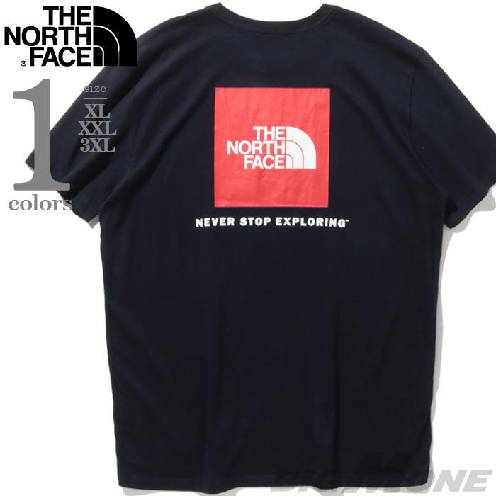 大きいサイズ メンズ THE NORTH FACE ノースフェイス 半袖 プリント Tシャツ SS BOX NSE TEE USA直輸入 nf0a4763-6d1