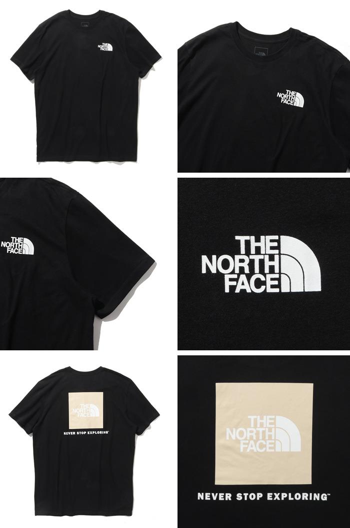 大きいサイズ メンズ THE NORTH FACE ノースフェイス 半袖 プリント Tシャツ SS BOX NSE TEE USA直輸入 nf0a4763-50p