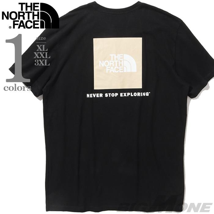 大きいサイズ メンズ THE NORTH FACE ノースフェイス 半袖 プリント Tシャツ SS BOX NSE TEE USA直輸入 nf0a4763-50p