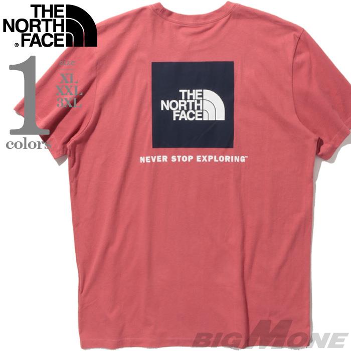 大きいサイズ メンズ THE NORTH FACE ノースフェイス 半袖 プリント Tシャツ SS BOX NSE TEE USA直輸入 nf0a4763-396