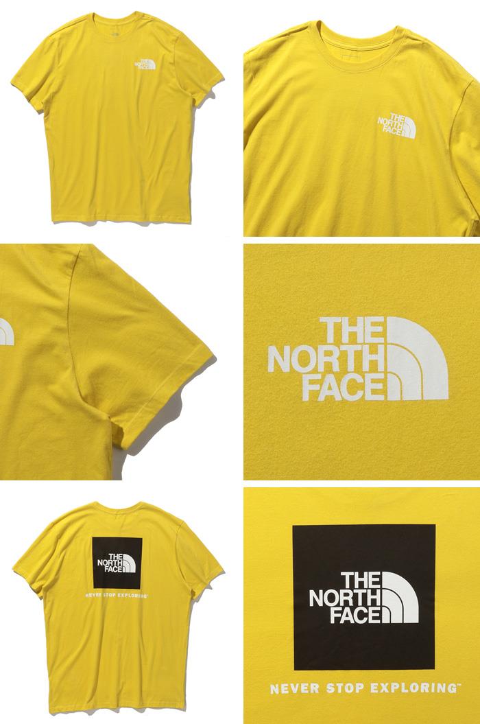 大きいサイズ メンズ THE NORTH FACE ノースフェイス 半袖 プリント Tシャツ SS BOX NSE TEE USA直輸入 nf0a4763-760