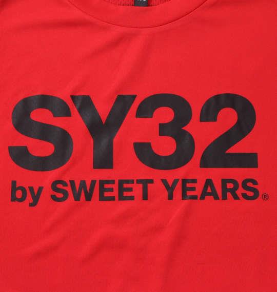 大きいサイズ メンズ SY32 by SWEET YEARS アスレチックプラクティス 半袖 Tシャツ レッド 1278-3502-1 3L 4L 5L 6L