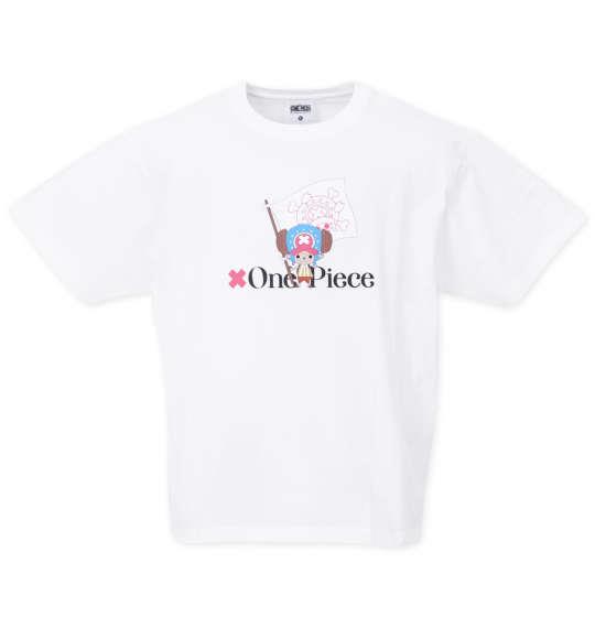 大きいサイズ メンズ ONE PIECE チョッパー 半袖 Tシャツ オフホワイト 1278-3530-1 3L 4L 5L 6L 8L