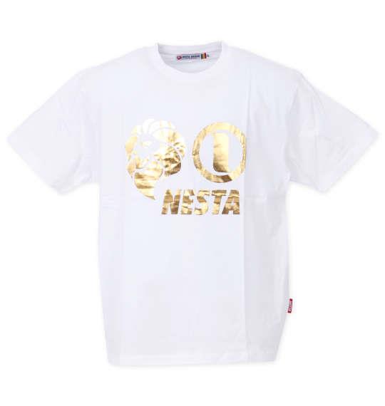 大きいサイズ メンズ NESTA BRAND 天竺 半袖 Tシャツ ホワイト 1278-3565-1 3L 4L 5L 6L 8L