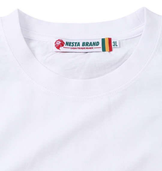 大きいサイズ メンズ NESTA BRAND 天竺 半袖 Tシャツ ホワイト 1278-3565-1 3L 4L 5L 6L 8L