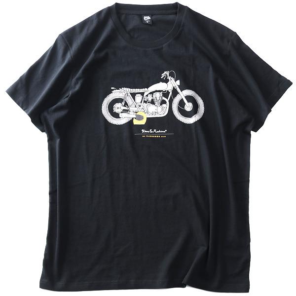 大きいサイズ メンズ DEUS EX MACHINA デウス エクス マキナ プリント 半袖 Tシャツ THE BLOODNOK USA直輸入 dmw41808s