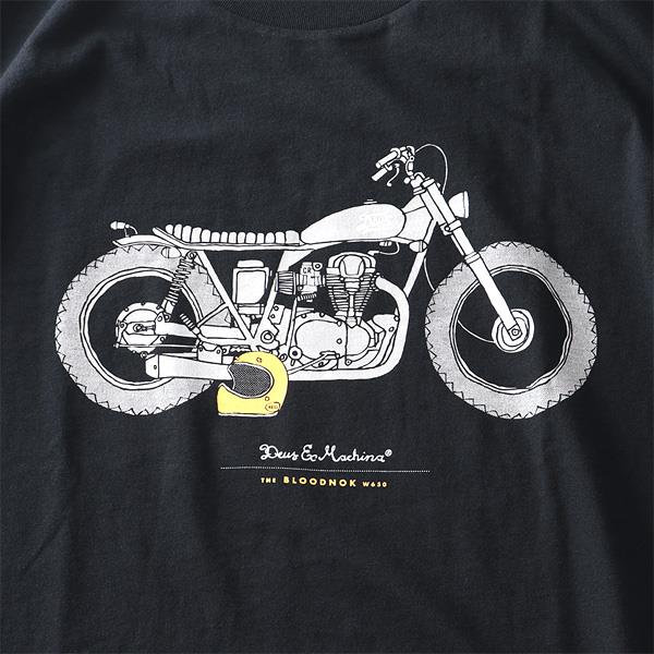 大きいサイズ メンズ DEUS EX MACHINA デウス エクス マキナ プリント 半袖 Tシャツ THE BLOODNOK USA直輸入 dmw41808s