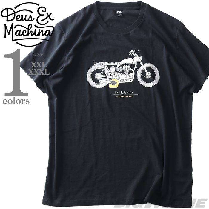 【bb0623】大きいサイズ メンズ DEUS EX MACHINA デウス エクス マキナ プリント 半袖 Tシャツ THE BLOODNOK USA直輸入 dmw41808s