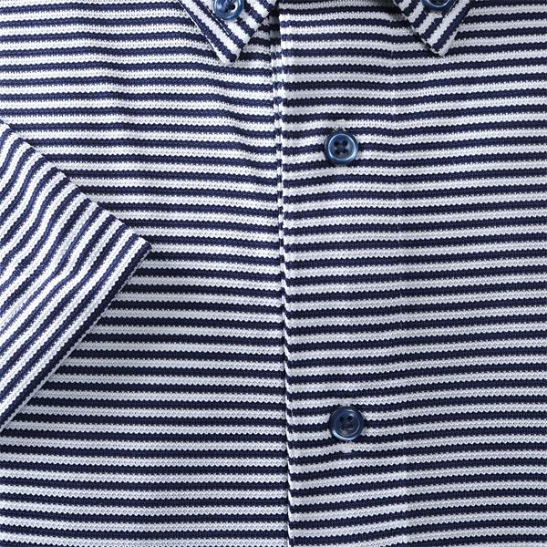 2点目半額 大きいサイズ メンズ FLEX SHIRTS 半袖 ニット プルオーバー ワイシャツ ビズポロスタイル ボタンダウン 吸汗速乾 ビジカジ dxfs80-02