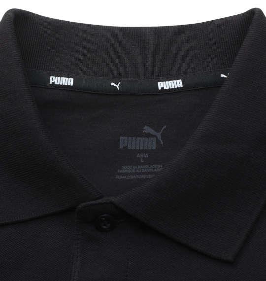 大きいサイズ メンズ PUMA アクティブロゴピケ 半袖 ポロシャツ プーマブラック 1278-3201-2 2XL 3XL 4XL