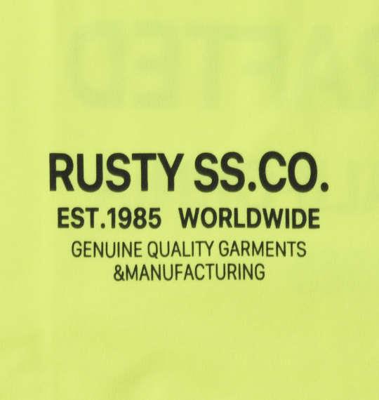 大きいサイズ メンズ RUSTY PEARTEX 半袖 Tシャツ レモン 1278-3512-1 3L 4L 5L 6L 8L
