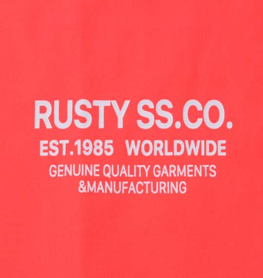 大きいサイズ メンズ RUSTY PEARTEX 半袖 Tシャツ ピンク 1278-3512-3 3L 4L 5L 6L 8L