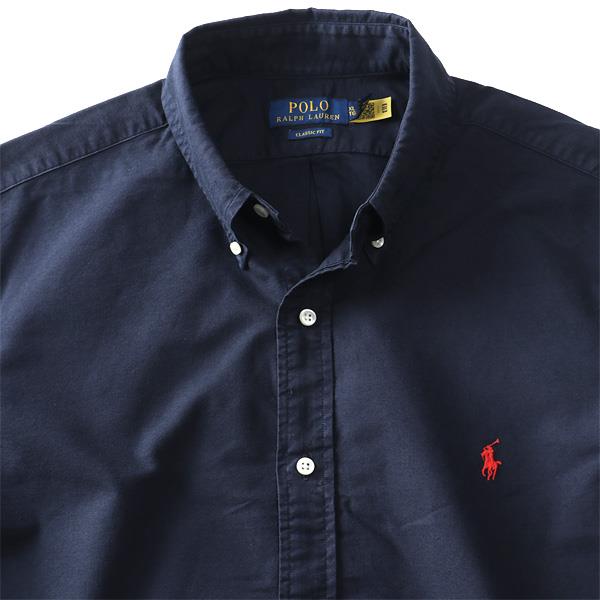 【bb1020】大きいサイズ メンズ POLO RALPH LAUREN ポロ ラルフローレン 長袖 オックスフォード ボタンダウン シャツ USA直輸入 710716303