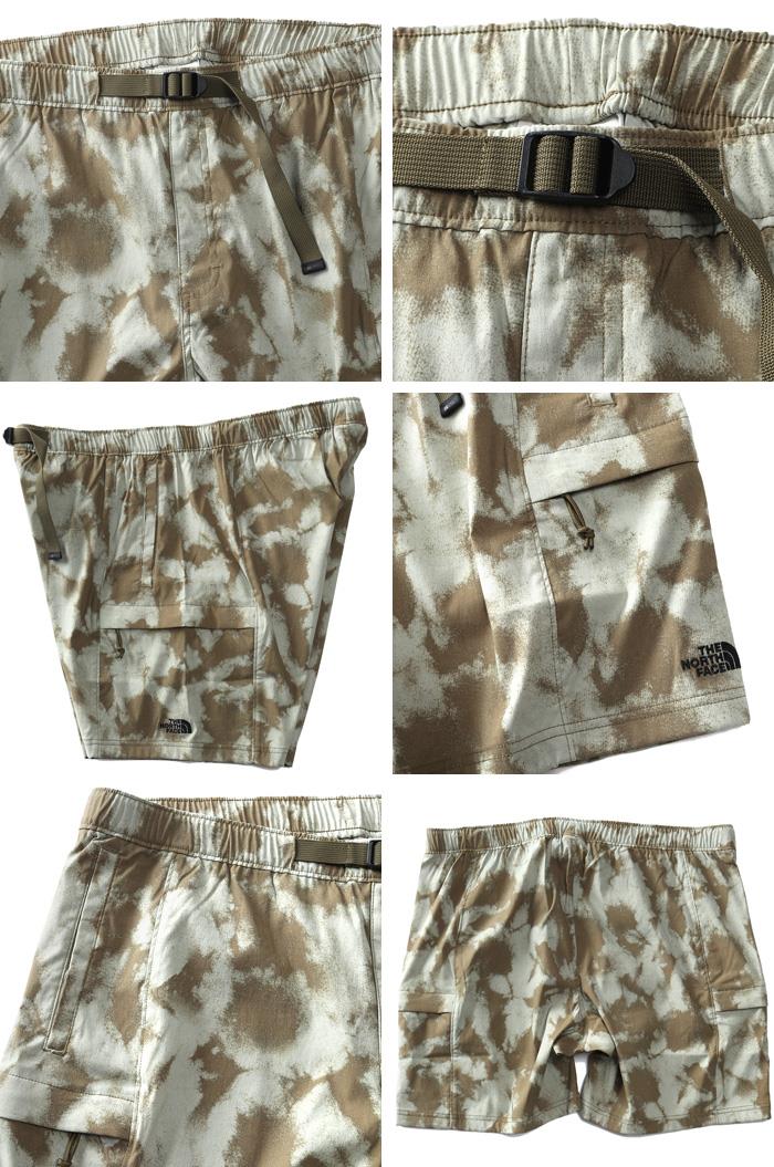 【bb1020】大きいサイズ メンズ THE NORTH FACE ノースフェイス ベルト付 ショーツ ショートパンツ ハーフパンツ PRINTED CLASS V BELTED SHORT USA直輸入 nf0a7qla-53m