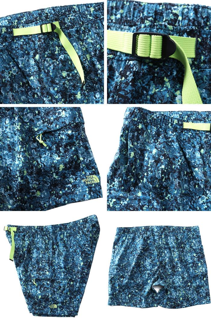 【bb1020】大きいサイズ メンズ THE NORTH FACE ノースフェイス ベルト付 ショーツ ショートパンツ ハーフパンツ PRINTED CLASS V BELTED SHORT USA直輸入 nf0a7qla-540